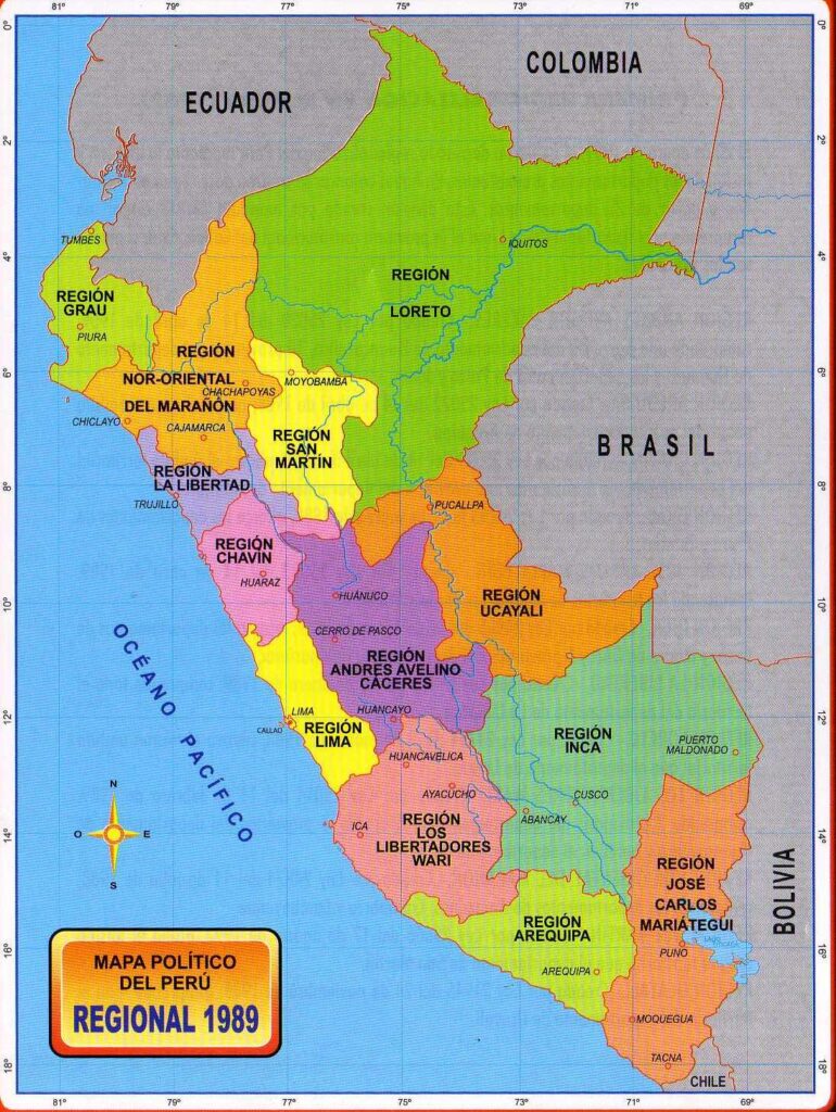 mapa del Peru